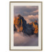 Wall Poster Mountains in the Clouds - landscape of sky and illuminated mountain peaks 118014 additionalThumb 27