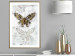 Wall Poster Immortal Butterfly - composition with a golden insect on a marble background 118314 additionalThumb 13