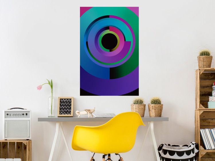 Wall Poster Colorful Modes - multicolored abstraction with geometric figures 119214 additionalImage 17