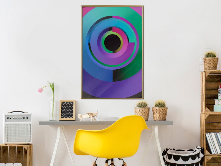Wall Poster Colorful Modes - multicolored abstraction with geometric figures 119214 additionalImage 5