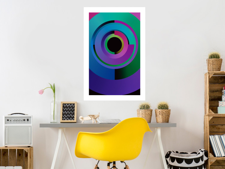 Wall Poster Colorful Modes - multicolored abstraction with geometric figures 119214 additionalImage 2