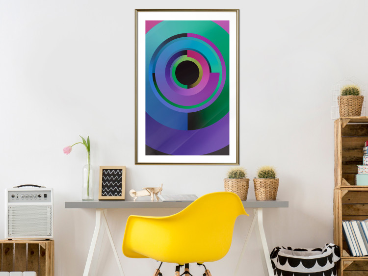 Wall Poster Colorful Modes - multicolored abstraction with geometric figures 119214 additionalImage 13