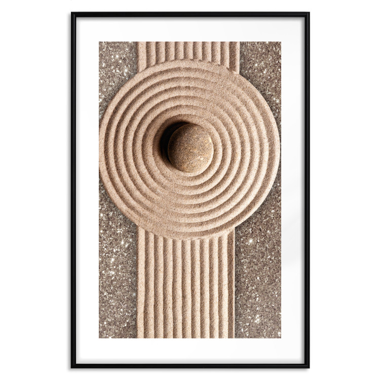 Wall Poster Flow of Energy - abstract composition with a stone in a zen style 121914 additionalImage 15