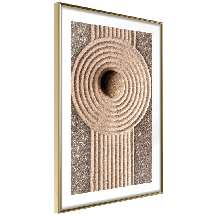 Wall Poster Flow of Energy - abstract composition with a stone in a zen style 121914 additionalImage 8