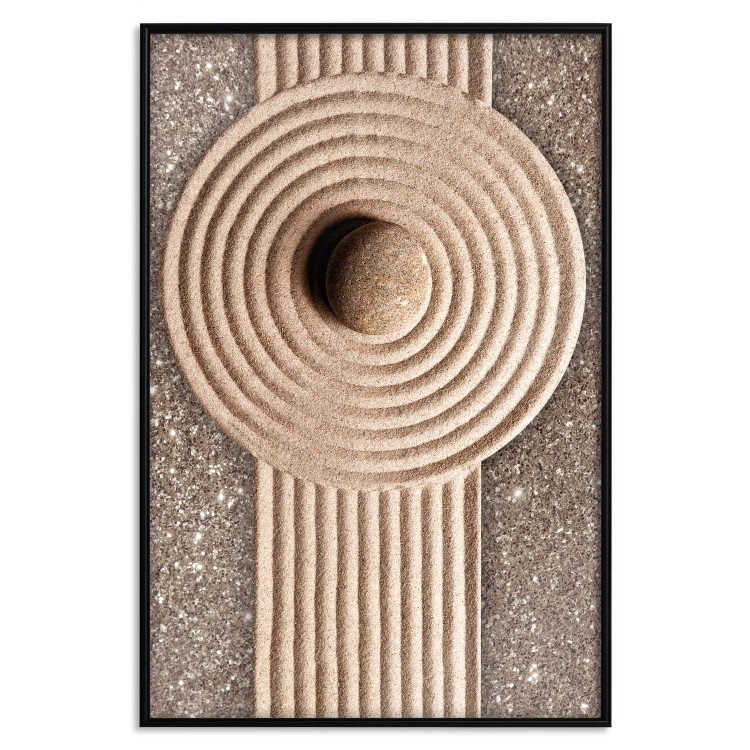 Wall Poster Flow of Energy - abstract composition with a stone in a zen style 121914 additionalImage 24
