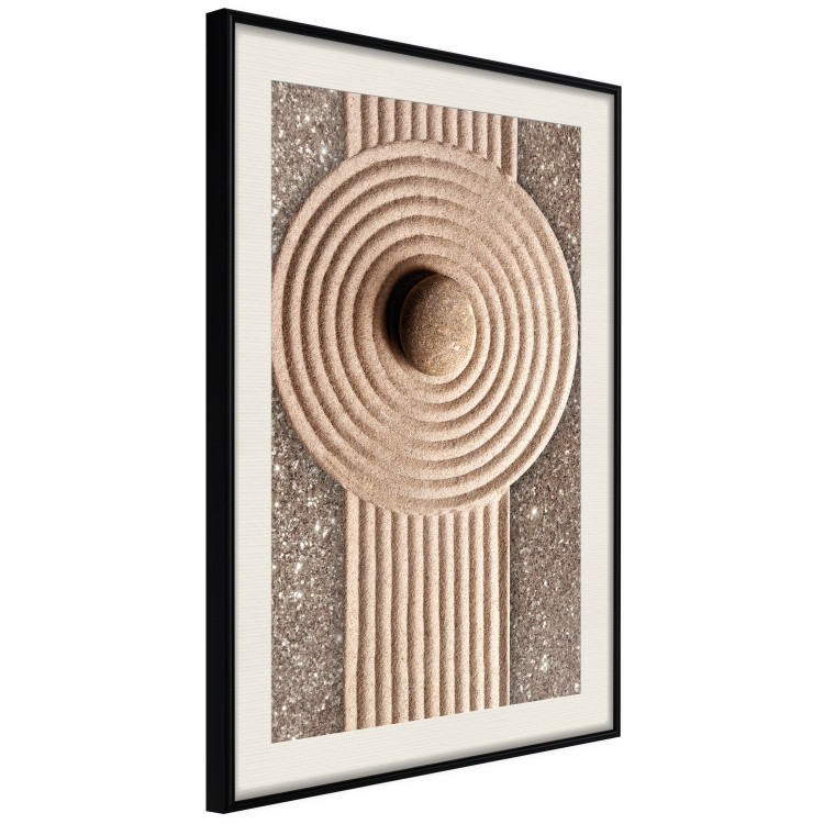 Wall Poster Flow of Energy - abstract composition with a stone in a zen style 121914 additionalImage 3