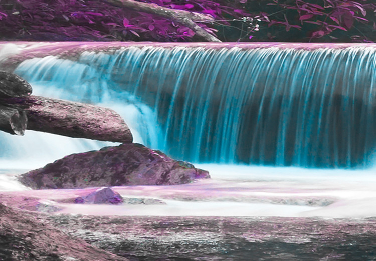 Canvas Buddha and Waterfall (3 Parts) Violet 122214 additionalImage 4