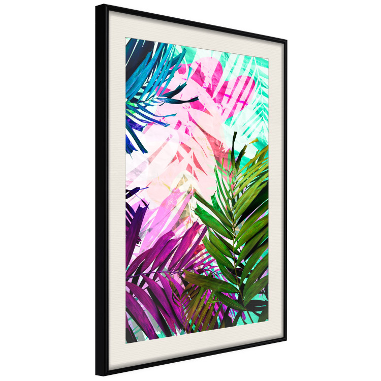 Wall Poster Colorful Rustle - abstract plant motif with colorful leaves 122314 additionalImage 3