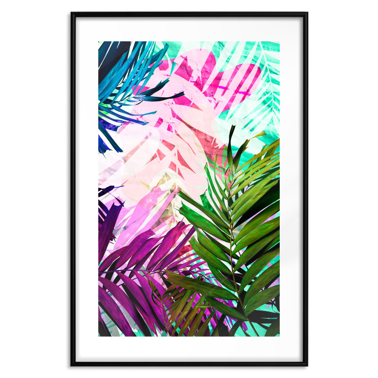Wall Poster Colorful Rustle - abstract plant motif with colorful leaves 122314 additionalImage 15