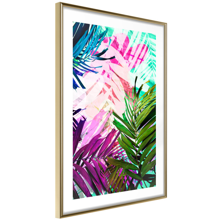 Wall Poster Colorful Rustle - abstract plant motif with colorful leaves 122314 additionalImage 8