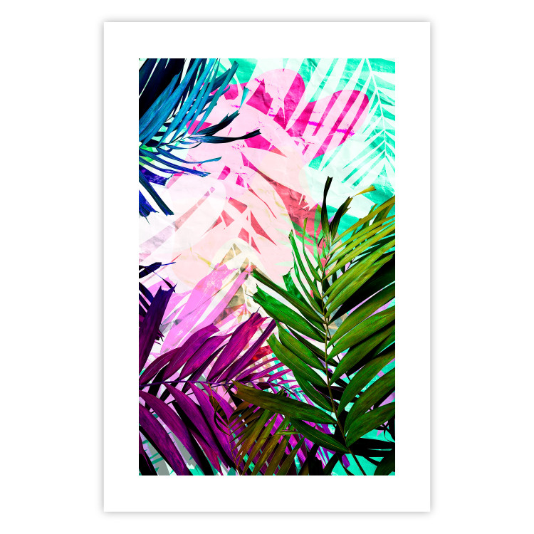 Wall Poster Colorful Rustle - abstract plant motif with colorful leaves 122314 additionalImage 25