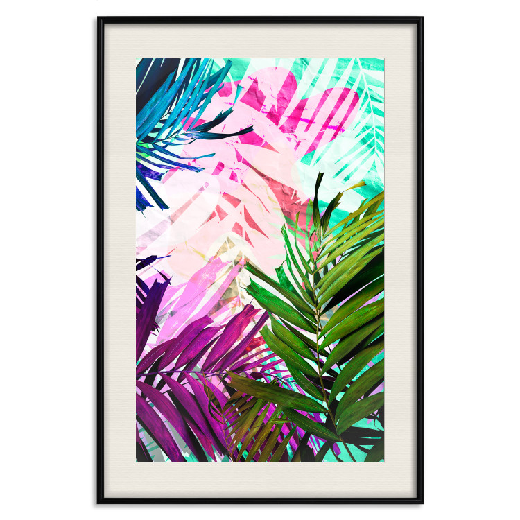 Wall Poster Colorful Rustle - abstract plant motif with colorful leaves 122314 additionalImage 18