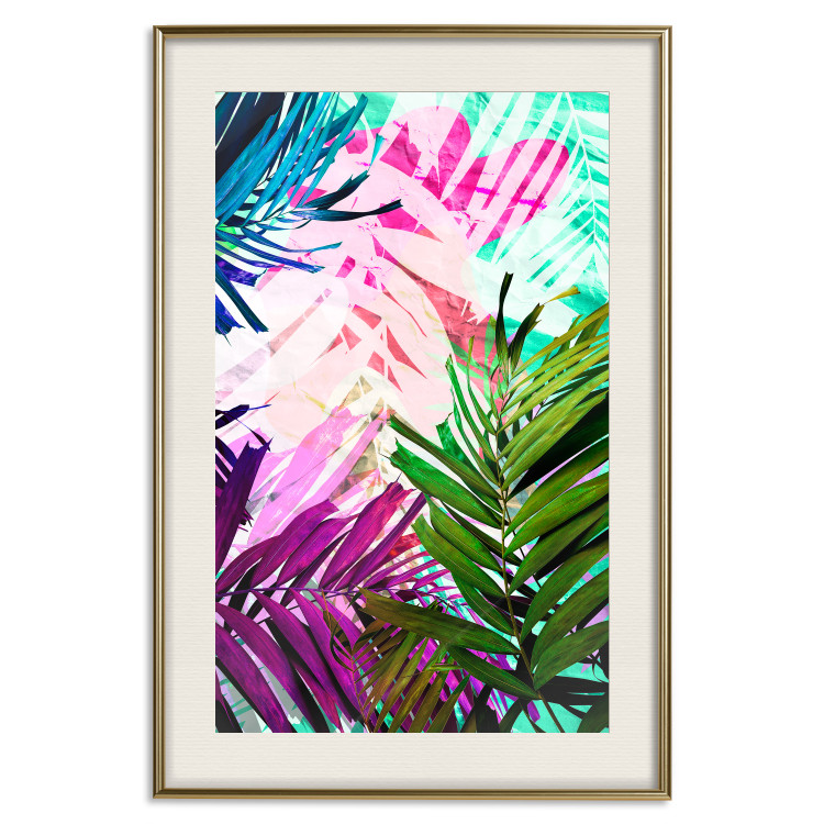 Wall Poster Colorful Rustle - abstract plant motif with colorful leaves 122314 additionalImage 19