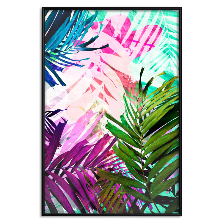 Wall Poster Colorful Rustle - abstract plant motif with colorful leaves 122314 additionalImage 24