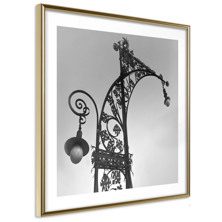 Poster Barcelona Lantern - black and white architecture of lamps in Spain 123614 additionalImage 6