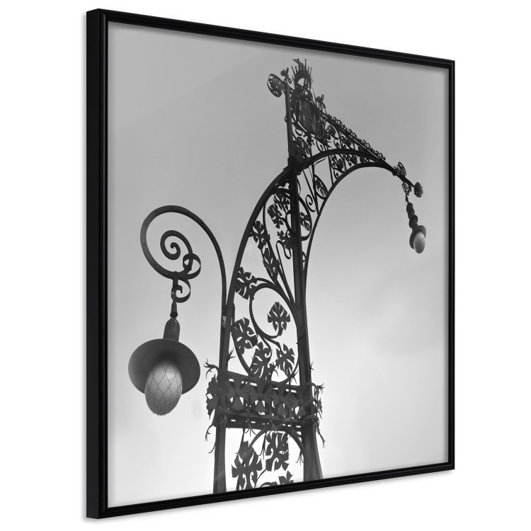 Poster Barcelona Lantern - black and white architecture of lamps in Spain 123614 additionalImage 10