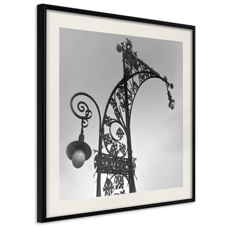 Poster Barcelona Lantern - black and white architecture of lamps in Spain 123614 additionalImage 3