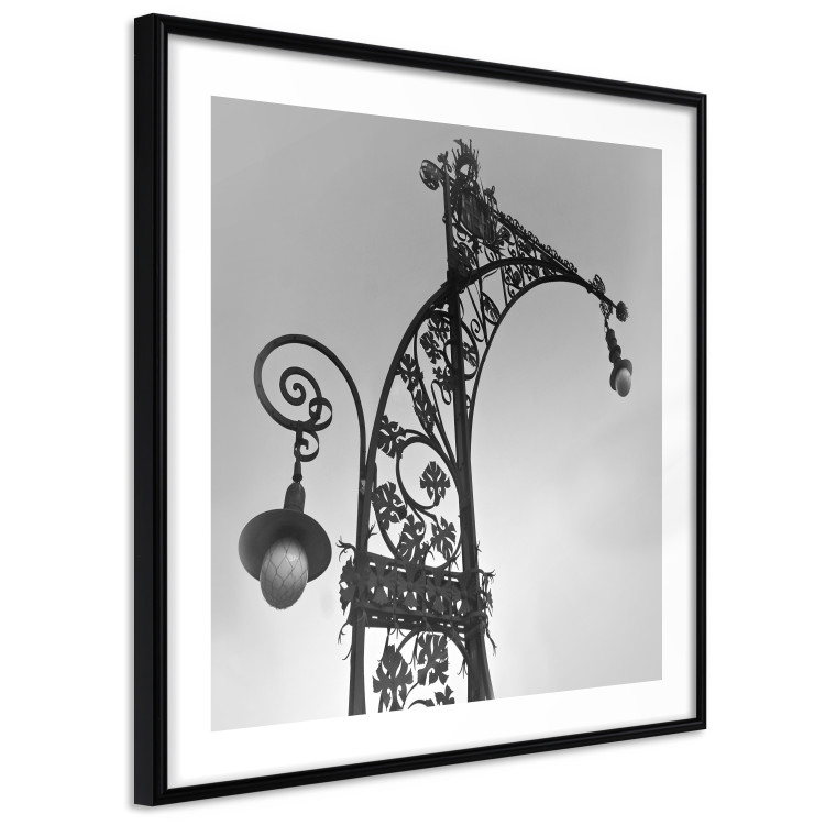 Poster Barcelona Lantern - black and white architecture of lamps in Spain 123614 additionalImage 11