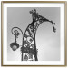 Poster Barcelona Lantern - black and white architecture of lamps in Spain 123614 additionalThumb 16