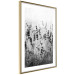Wall Poster Lavender in the Rain - plant flowers in a meadow in black and white motif 123814 additionalThumb 8