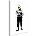 Canvas Art Print Smiling Policeman (1 Part) Vertical 124414 additionalThumb 2