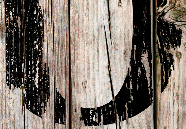 Poster Retro: It's OK - black English text on a background of wooden planks 125714 additionalImage 10