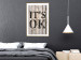 Poster Retro: It's OK - black English text on a background of wooden planks 125714 additionalThumb 15