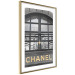 Wall Poster Golden Signboard - golden inscription on black architectural building with window 128014 additionalThumb 7