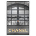 Wall Poster Golden Signboard - golden inscription on black architectural building with window 128014 additionalThumb 16
