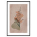 Poster Sword Lily - warm abstraction with a flower and rounded shapes in boho style 129314 additionalThumb 15