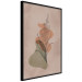 Poster Sword Lily - warm abstraction with a flower and rounded shapes in boho style 129314 additionalThumb 11
