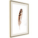 Wall Poster Magic Feather - brown bird feather on a contrasting white background 129914 additionalThumb 3
