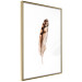 Wall Poster Magic Feather - brown bird feather on a contrasting white background 129914 additionalThumb 7
