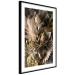 Poster Baroque Splendor - bouquet of various plants on a black background in boho style 130514 additionalThumb 8