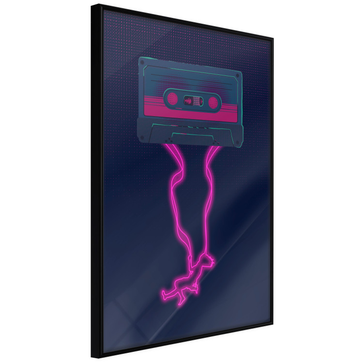 Wall Poster Musical Euphoria - cassette tape with neon pink extended ribbon 131814 additionalImage 11