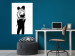 Wall Poster Kissing Coppers - two kissing black figures in Banksy style 132414 additionalThumb 14
