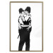 Wall Poster Kissing Coppers - two kissing black figures in Banksy style 132414 additionalThumb 18