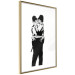 Wall Poster Kissing Coppers - two kissing black figures in Banksy style 132414 additionalThumb 8
