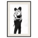 Wall Poster Kissing Coppers - two kissing black figures in Banksy style 132414 additionalThumb 22