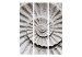 Folding Screen Shell (3-piece) - unique abstraction in white-gray colors 133414 additionalThumb 3