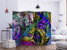 Room Divider Screen Goblin City II (5-piece) - colorful abstraction with figure 133514 additionalThumb 2
