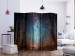 Room Divider Screen Keep Breathing II - landscape of a dark forest with colorful light 134114 additionalThumb 2