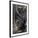 Wall Poster Black and Gold - black leaf composition with delicate golden details 134514 additionalThumb 8