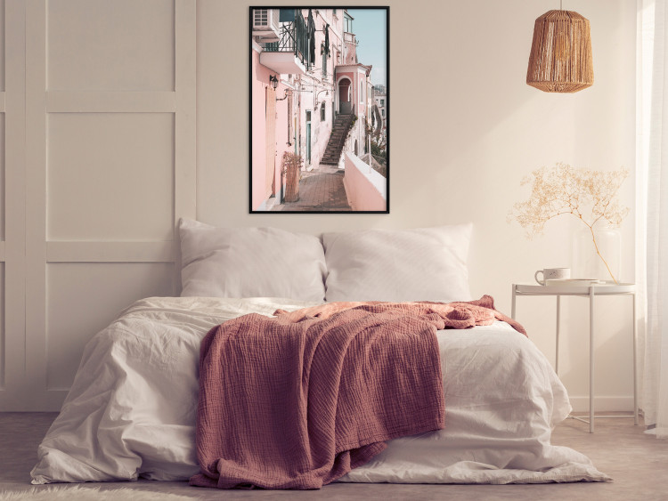 Poster House in Amalfi - warm composition with pink Italian architecture 135914 additionalImage 14