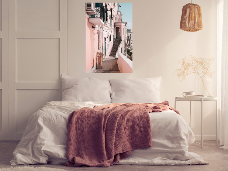 Poster House in Amalfi - warm composition with pink Italian architecture 135914 additionalImage 16