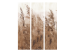 Room Separator Tall Grass - Brown (3-piece) - Landscape of full meadow grain 136114 additionalThumb 3
