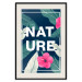 Wall Poster Nature - English text among leaves on a navy background 137914 additionalThumb 23