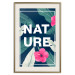 Wall Poster Nature - English text among leaves on a navy background 137914 additionalThumb 22