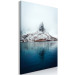 Canvas Print Identity of Beauty (1-piece) Vertical - winter landscape with mountain over water 138714 additionalThumb 2