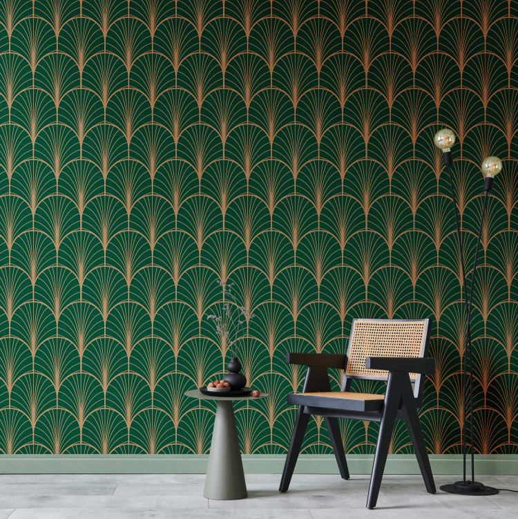 Wallpaper Green Art Deco 143214